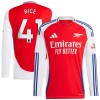 Maglia Arsenal Rice 41 Prima Divisa 2024-25 ML Maglia Arsenal Rice 41 Prima Divisa 2024-25 ML